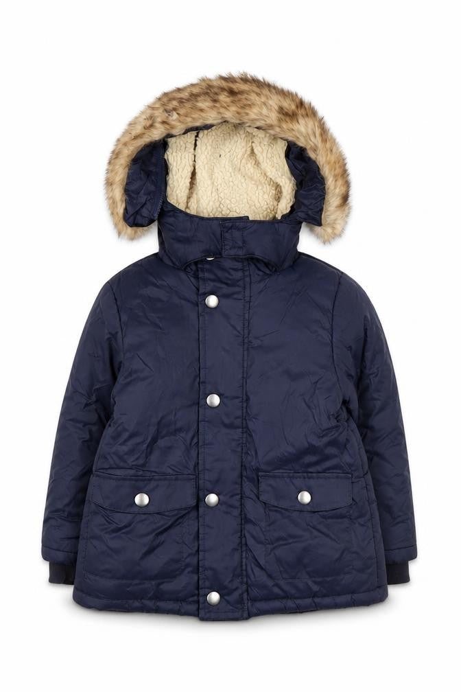 Mamas and Papas Unisex Blue Puffer Jacket, 18-24 Months