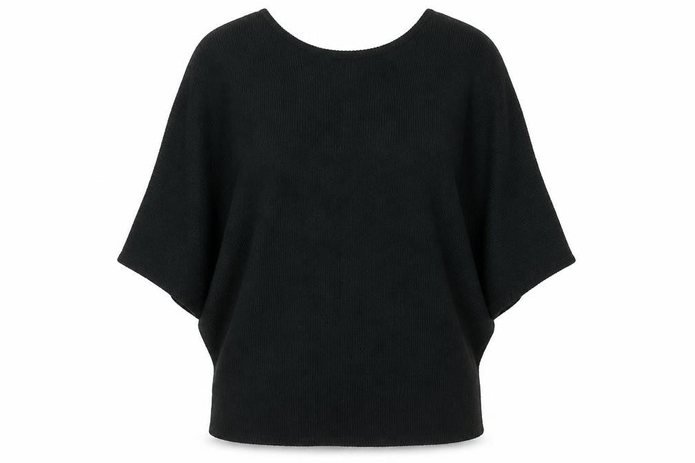 Apricot Women's Black V-Neck Casual Jumper Size 8
