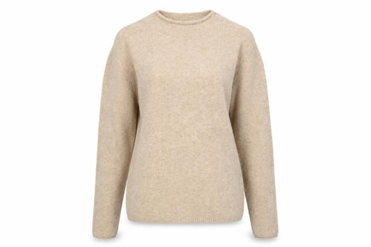 MNG Women's Beige Long Sleeve Sweatshirt Size S