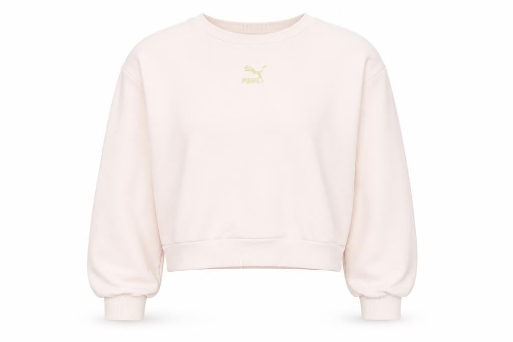Puma Women's Ivory Pullover Sweatshirt, Size 12