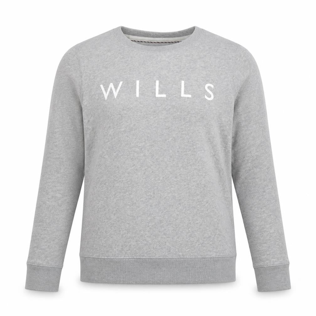 Jack Wills Women's Grey Logo Sweatshirt Size 8