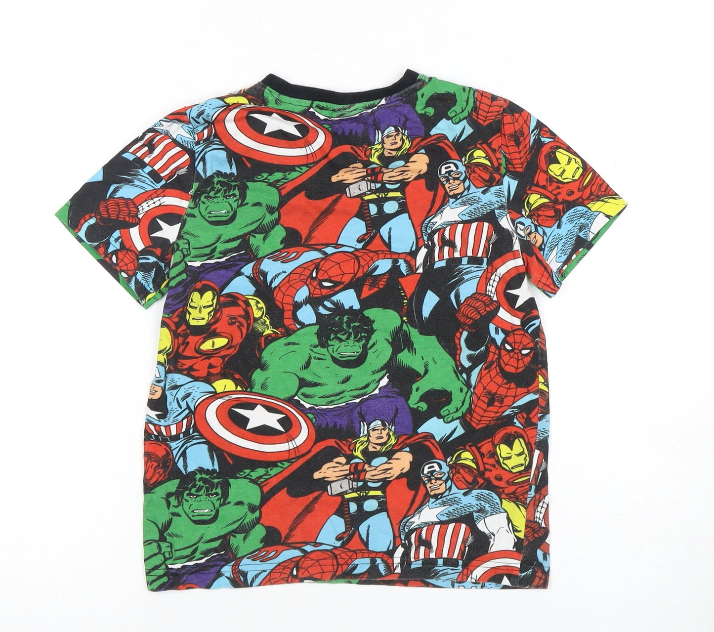 Marvel Boys Multicoloured 5-6 Years T-Shirt Superhero Graphic