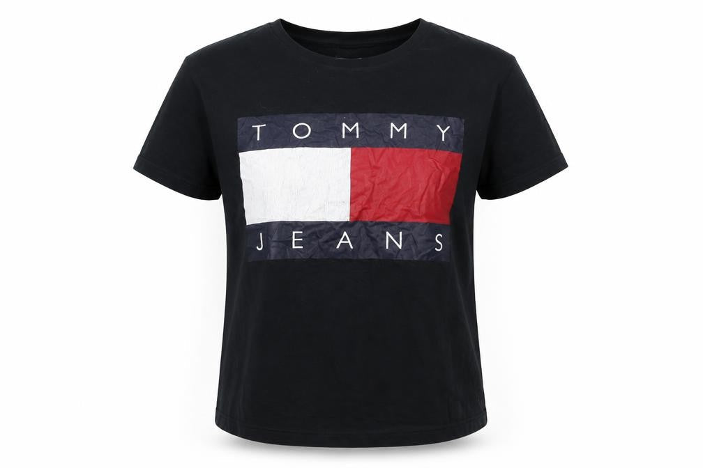 Tommy Jeans Black Unisex Medium Cotton T-Shirt