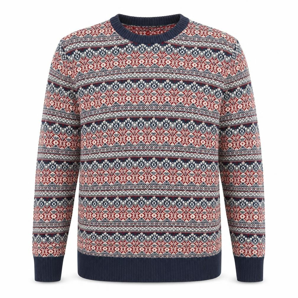 Jack & Jones Vintage Men's Multicoloured Pullover Jumper
