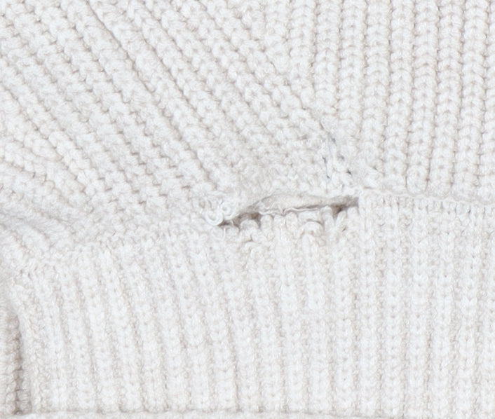 Marks and Spencer Beige Roll Neck Jumper - XS
