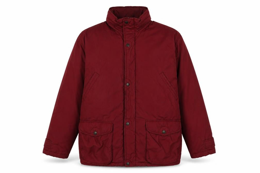 St Michael Men's Red XL Basic Jacket with Pockets