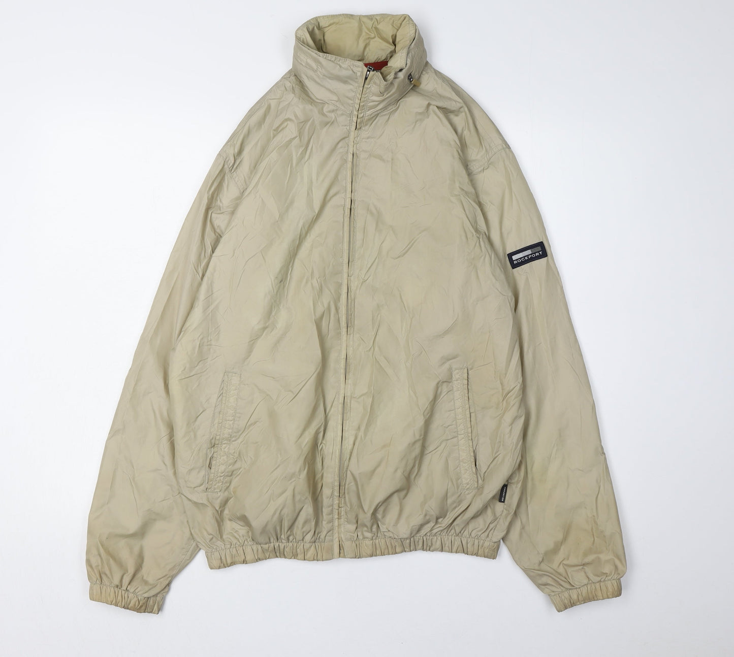 Rockport Men's Beige Medium Basic Jacket