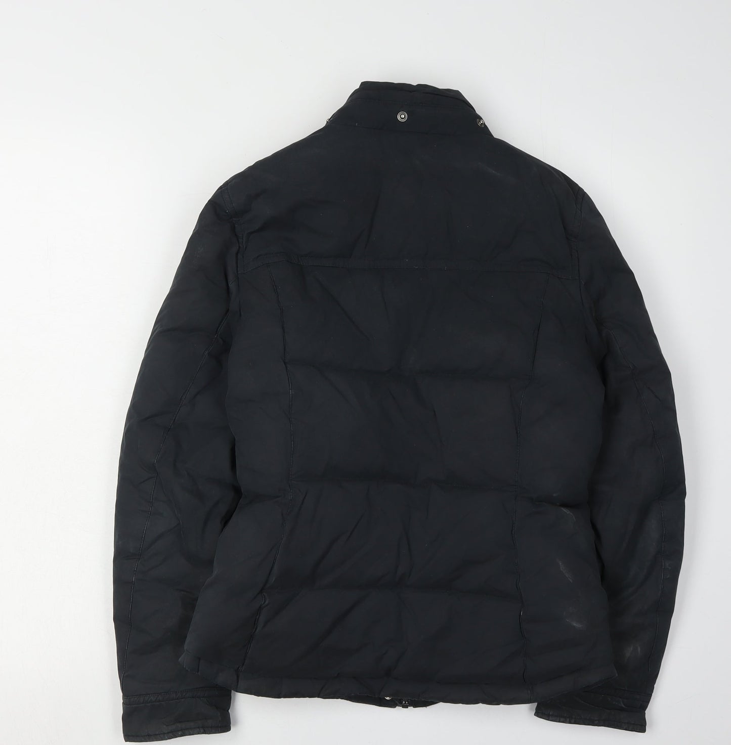 Jack Wills Women's Black Puffer Jacket Size 6