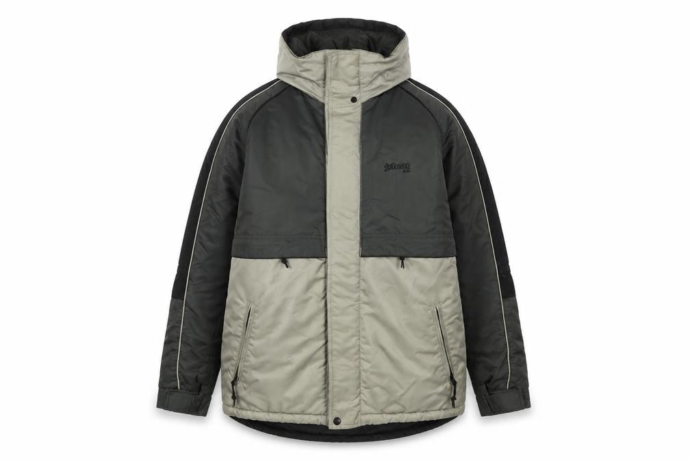Schott NYC Men's Green Parka Jacket M Zipped Pockets