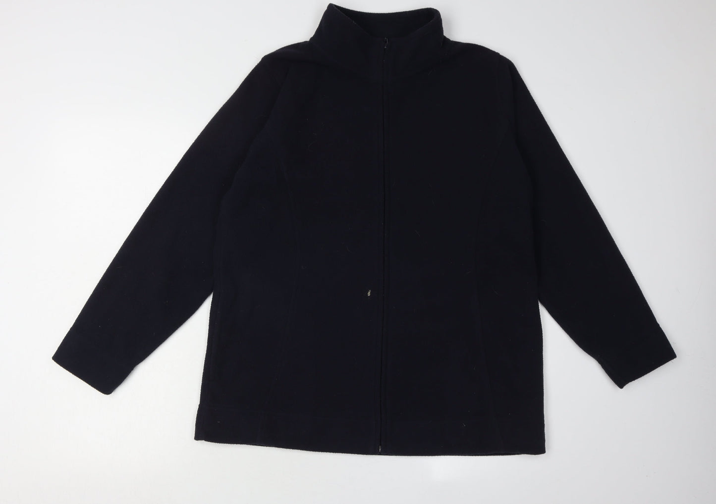 EWM Women's Black Basic Jacket, Size M, Full Zip Casual