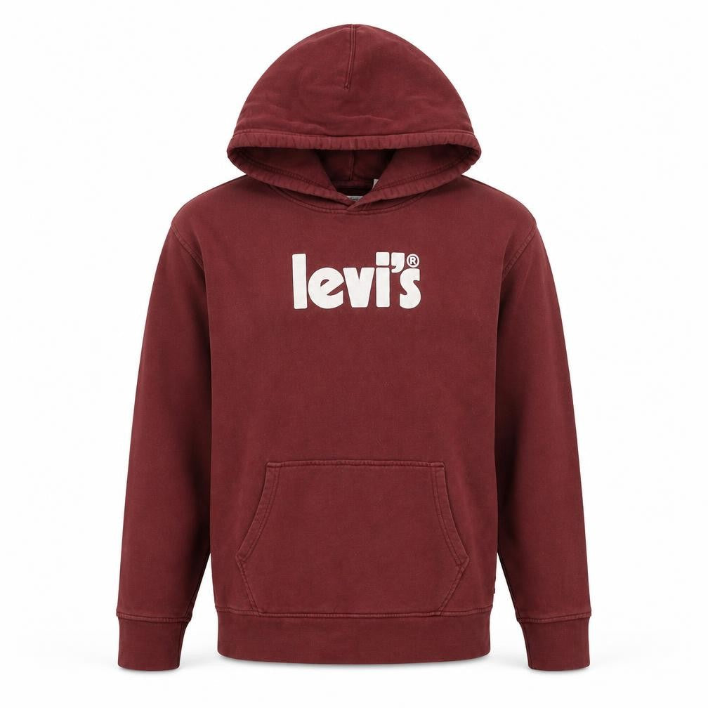 Levi's Red Hoodie, Unisex Adults, Small, Relaxed Fit