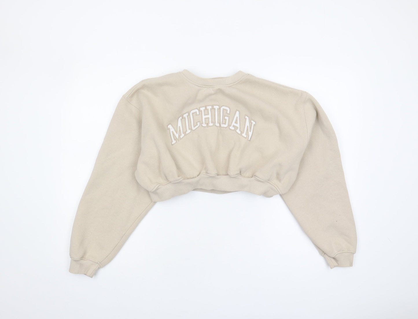 Pull & Bear Women's Beige Sweatshirt Size 12