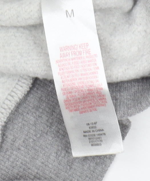 PlayStation Men's Grey Hoodie M Pullover Logo