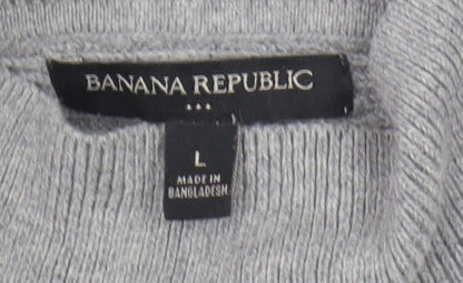 Banana Republic Women's Grey Pullover Jumper L