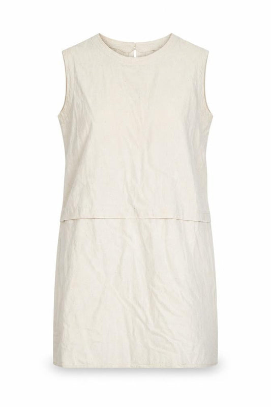 Wallis Beige Silk Shift Dress, UK 10, Women's Vintage