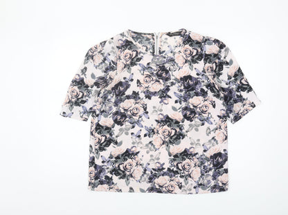 Additional front view of Miss Selfridge Women's Floral Blouse UK 14