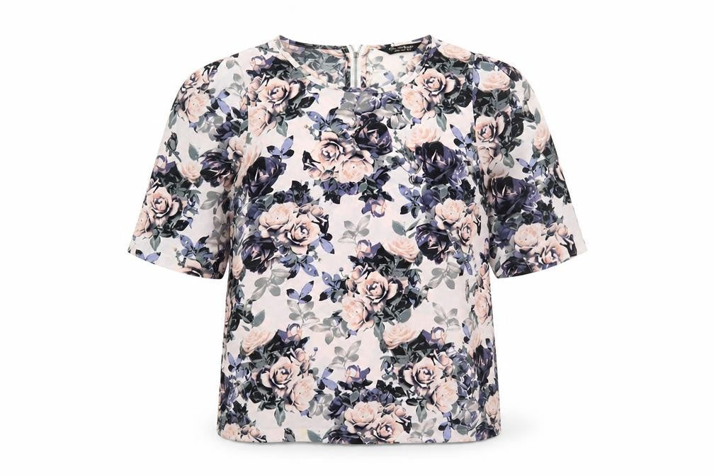 Miss Selfridge Women's Floral Blouse UK 14