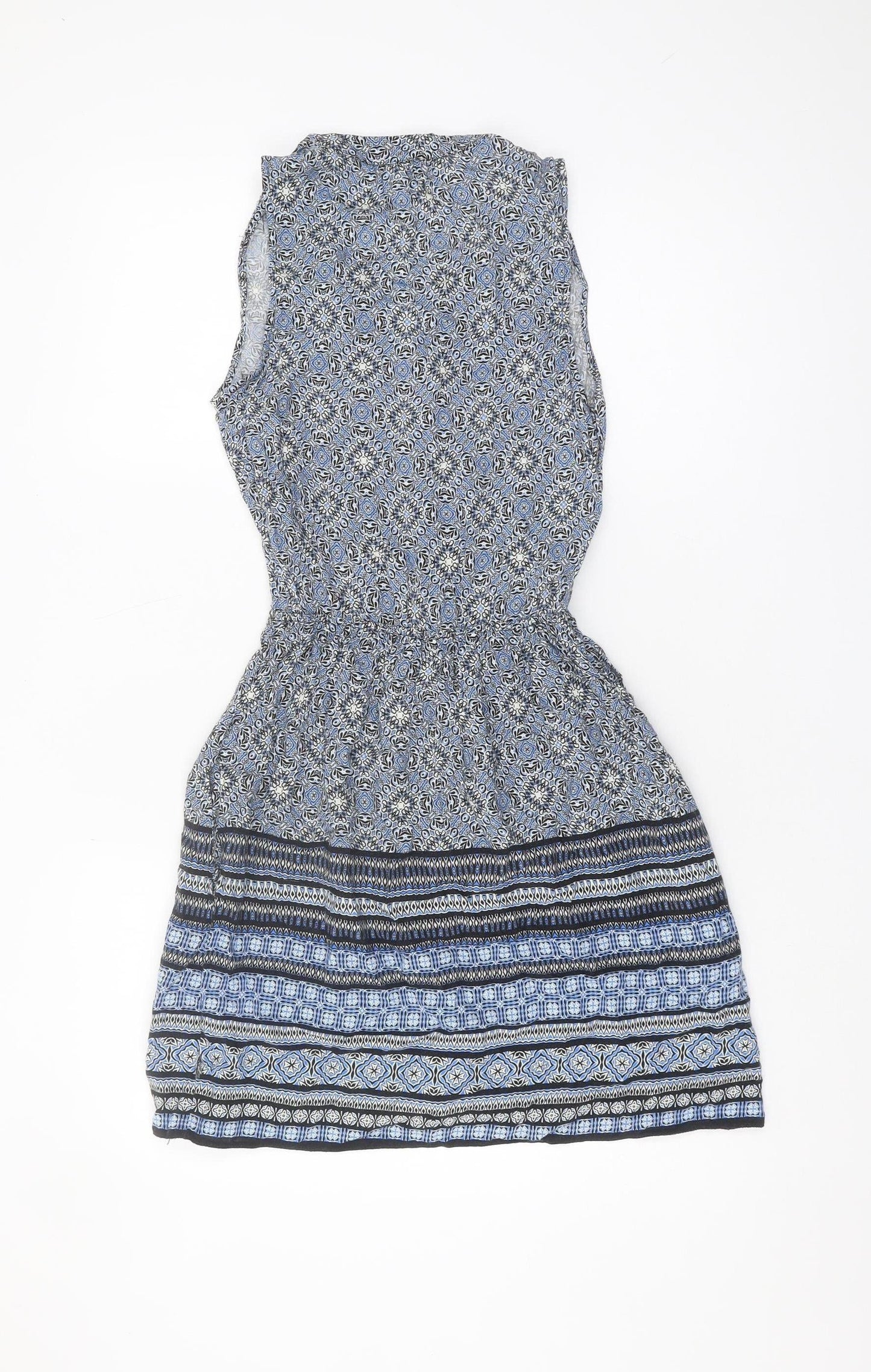 New Look Women's Multicoloured Dress, Size 8, Sleeveless
