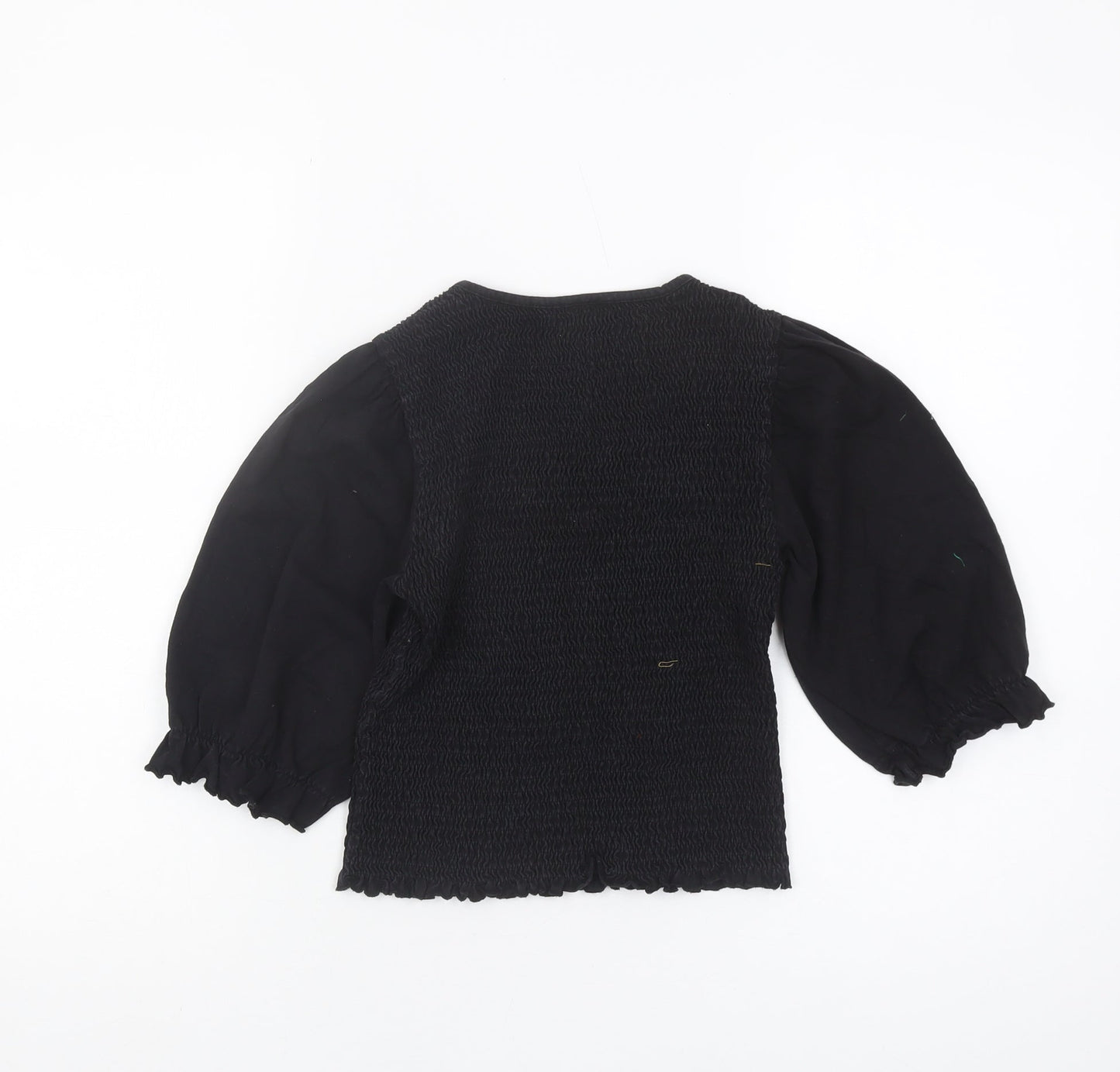 Vero Moda Black Jersey Blouse Women S Crew Neck