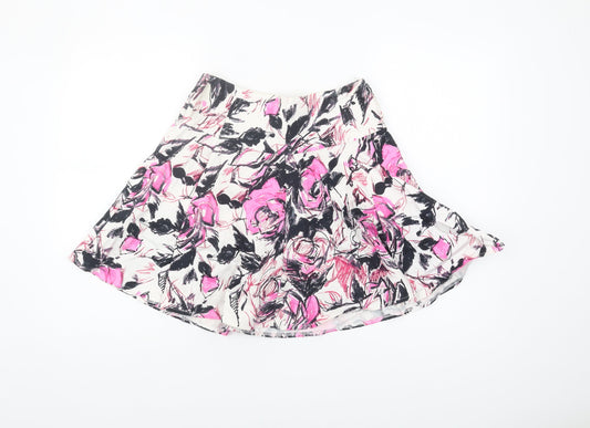 River Island Women's Floral Flare Skirt, Size S