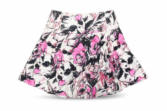 River Island Women's Floral Flare Skirt, Size S