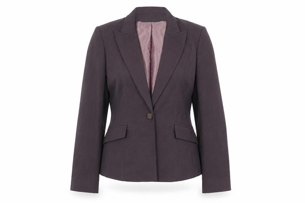 Principles Women's Purple Suit Jacket Size 12