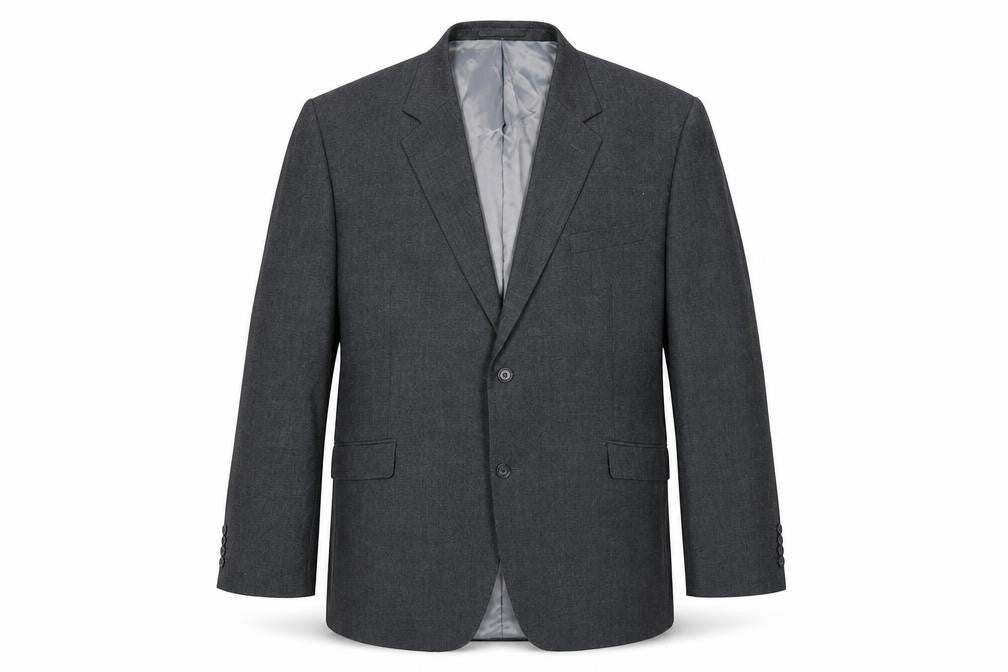 Brook Taverner Men's Grey Regular Fit Suit Jacket 48R