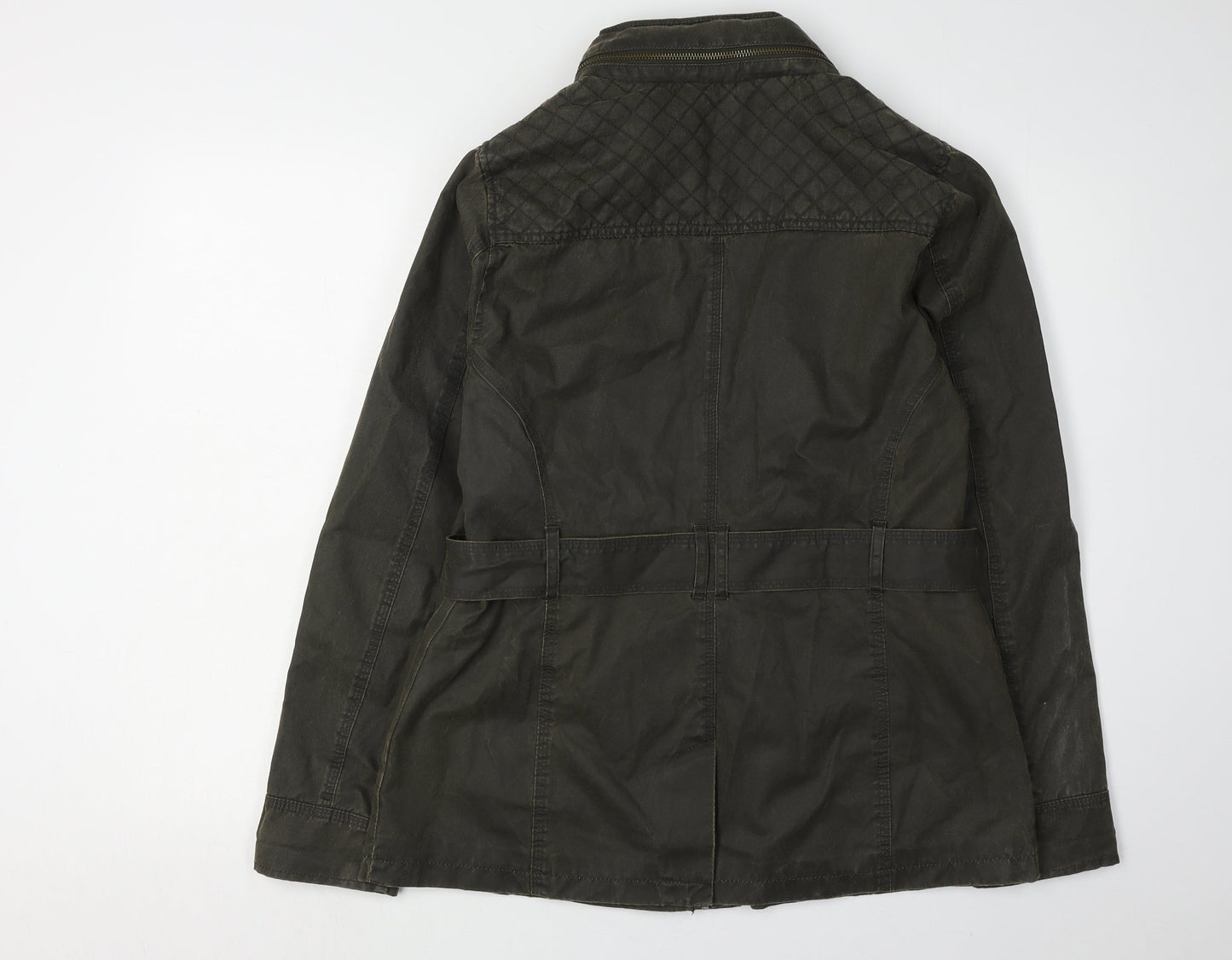 Marks and Spencer Women's Green Military Jacket Size 12