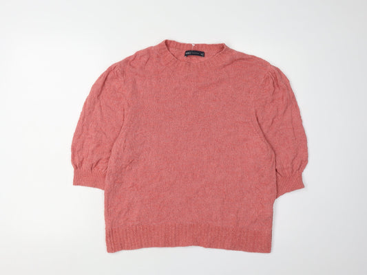 Marks and Spencer Women's Pink 3/4 Sleeve Jumper