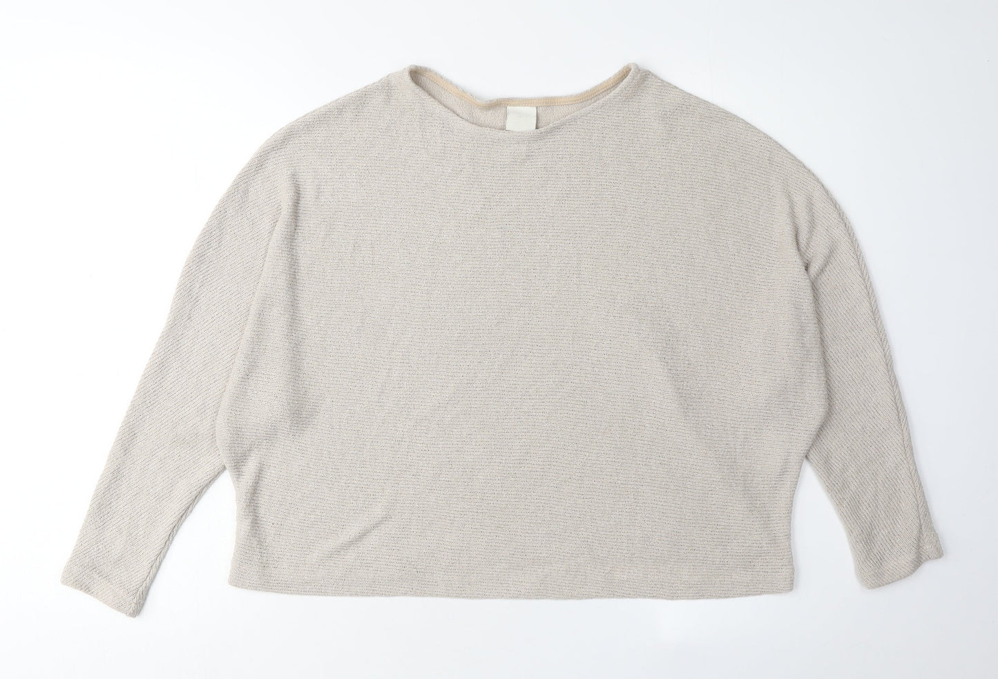 H&M Women's Beige Knit Jumper M
