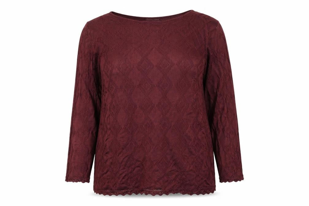 Marks & Spencer Women's Red Knit Jumper Size 16