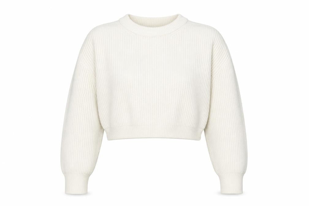 Zara Women's Ivory Knit Pullover Jumper M