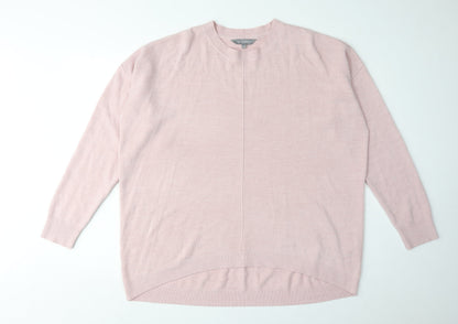 Additional front view of Principles Women's Pink jumper, size 18