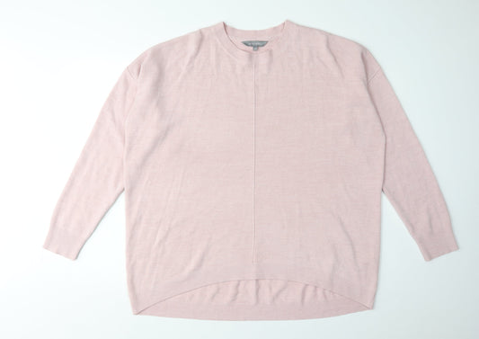 Principles Women's Pink Pullover Jumper Size 18