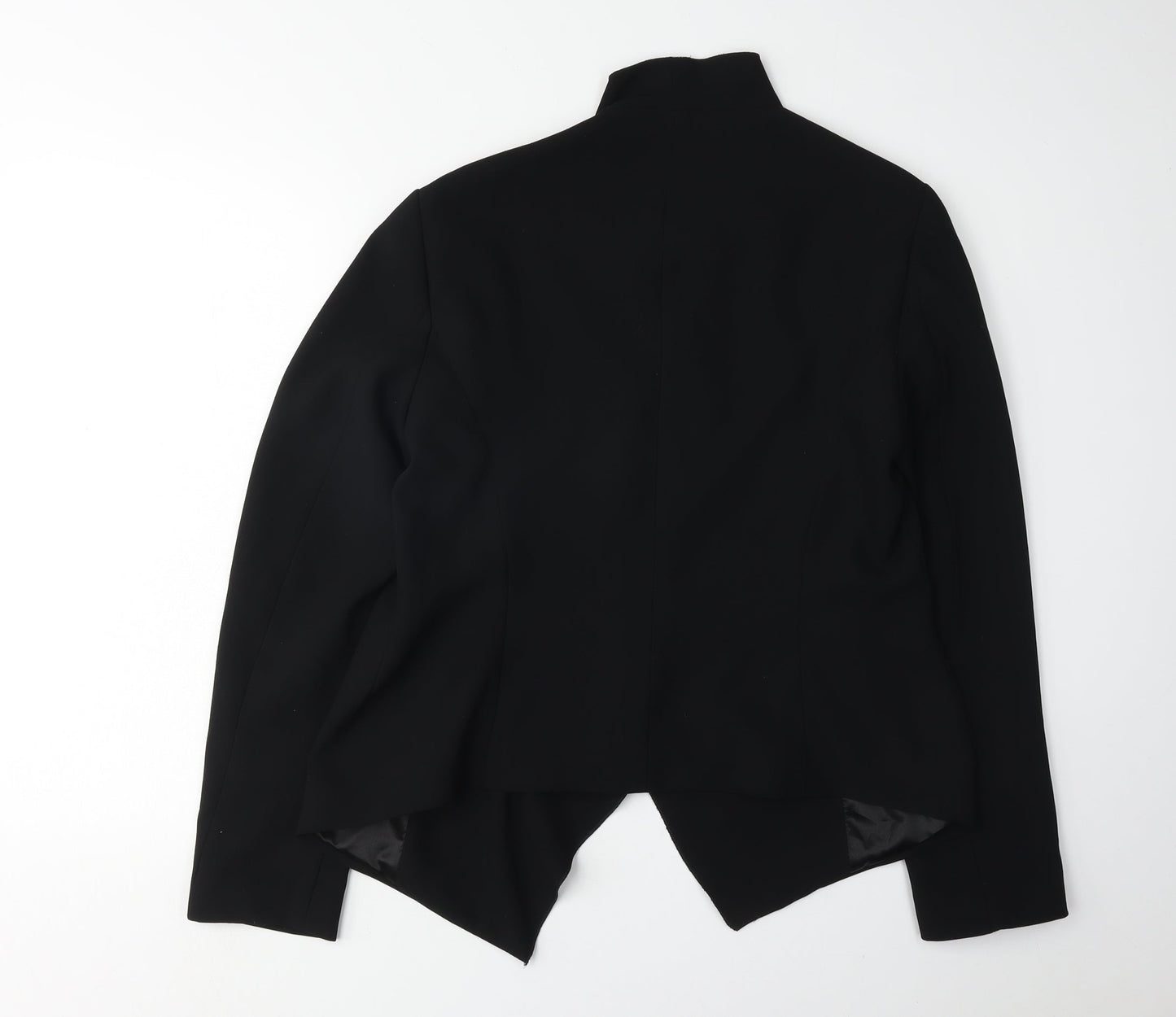 Zara Women's Black Blazer Size 12 Long Sleeve