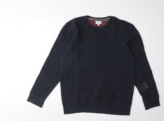Next Men's Black Medium Pullover Sweatshirt