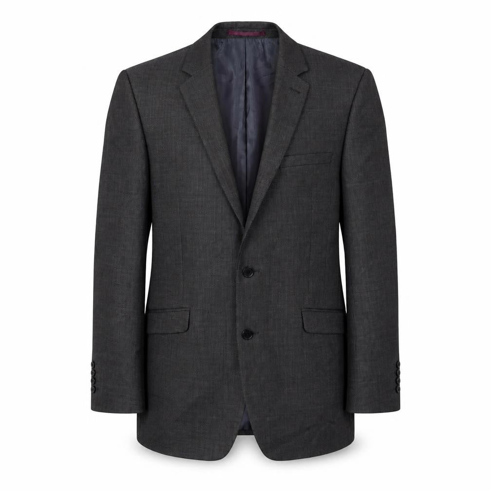 Next Men's Grey Blazer 40R Regular Fit Wool Formal