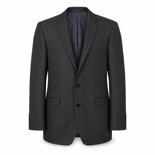 Next Men's Grey Blazer 40R Regular Fit Wool Formal