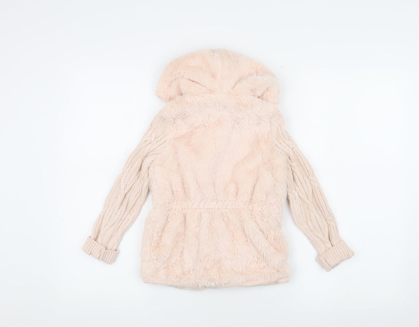 Nula Bug Girls Pink Hooded Puffer Jacket 5-6 Years