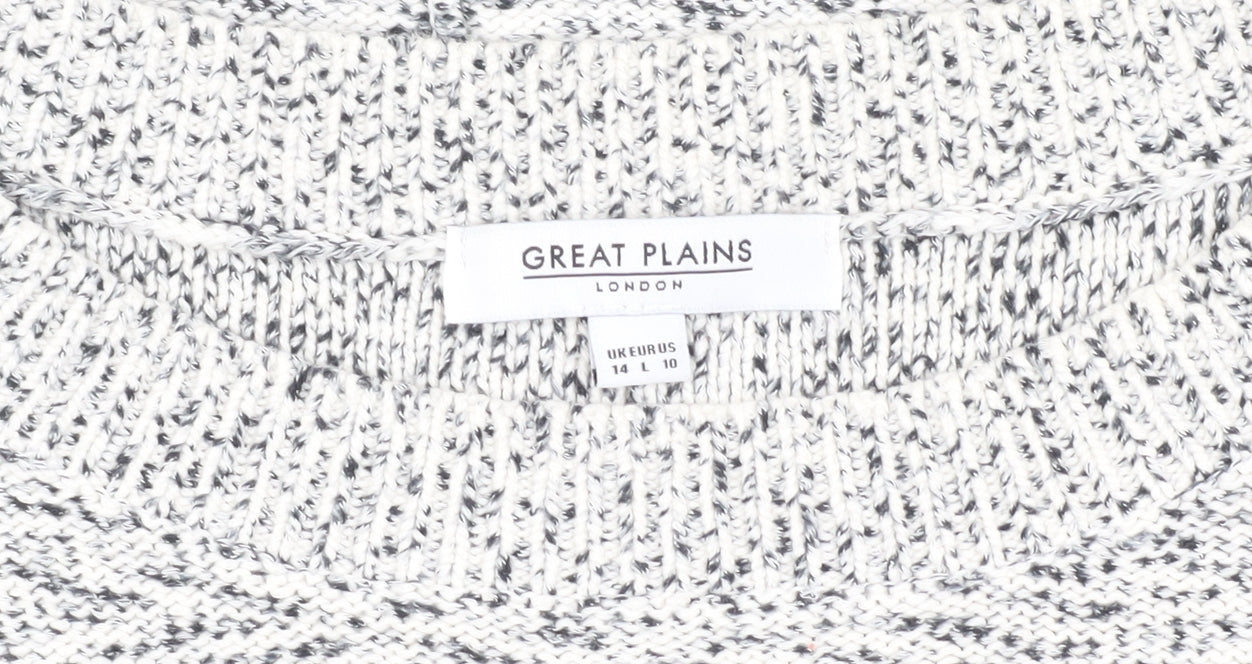 Great Plains Women's Grey Pullover Jumper, Size 14