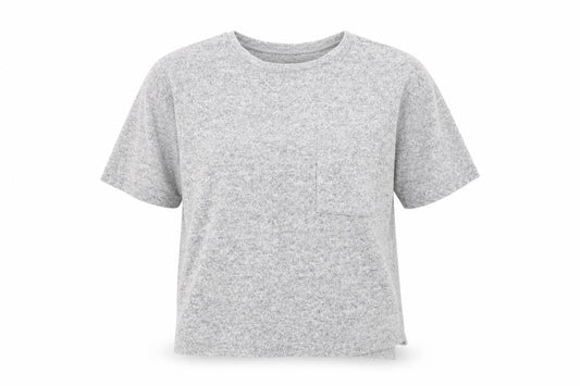 Zara Women’s Grey Basic Knit Top, Size M