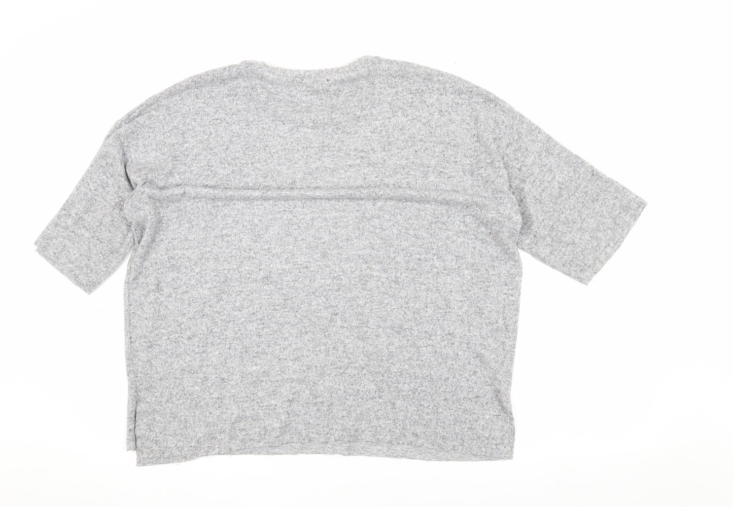 Zara Women’s Grey Basic Knit Top, Size M