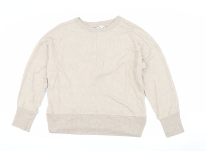 Next Women's Beige Pullover Jumper M, Crew Neck, Knit