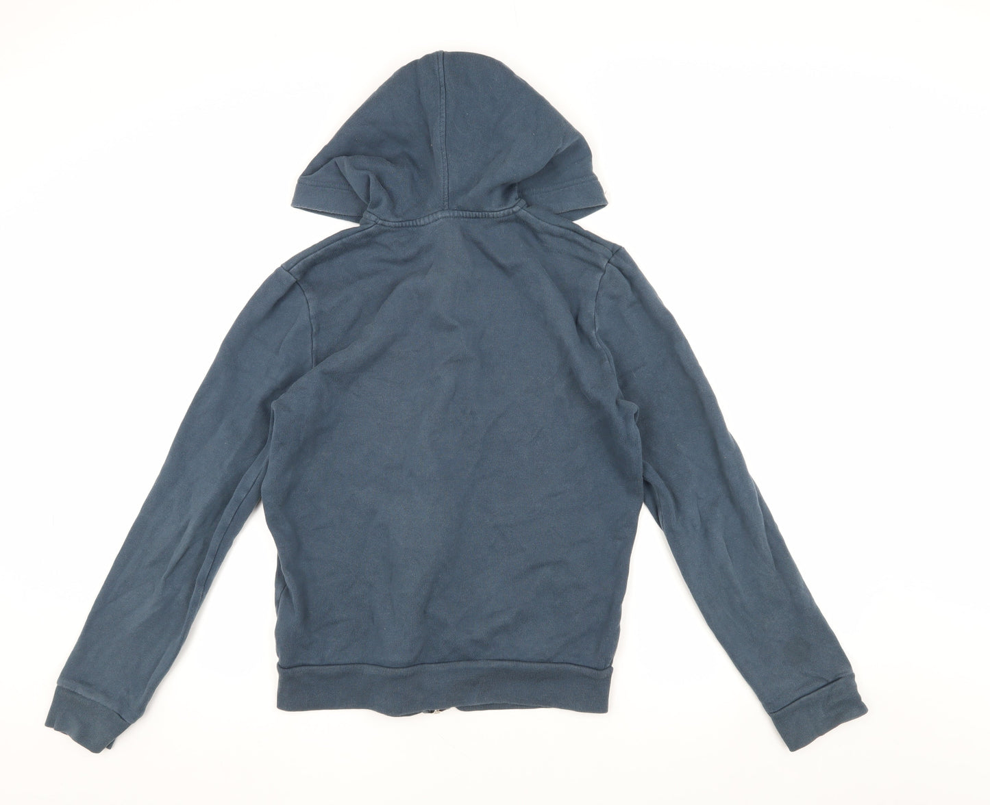 Topman Men's Blue XS Hooded Zip Jacket
