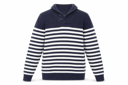 New Look Women's Striped Cotton Pullover Jumper - M