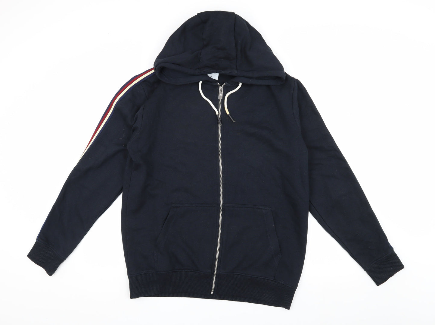 Burton Menswear Men's Black Hooded Bomber Jacket M