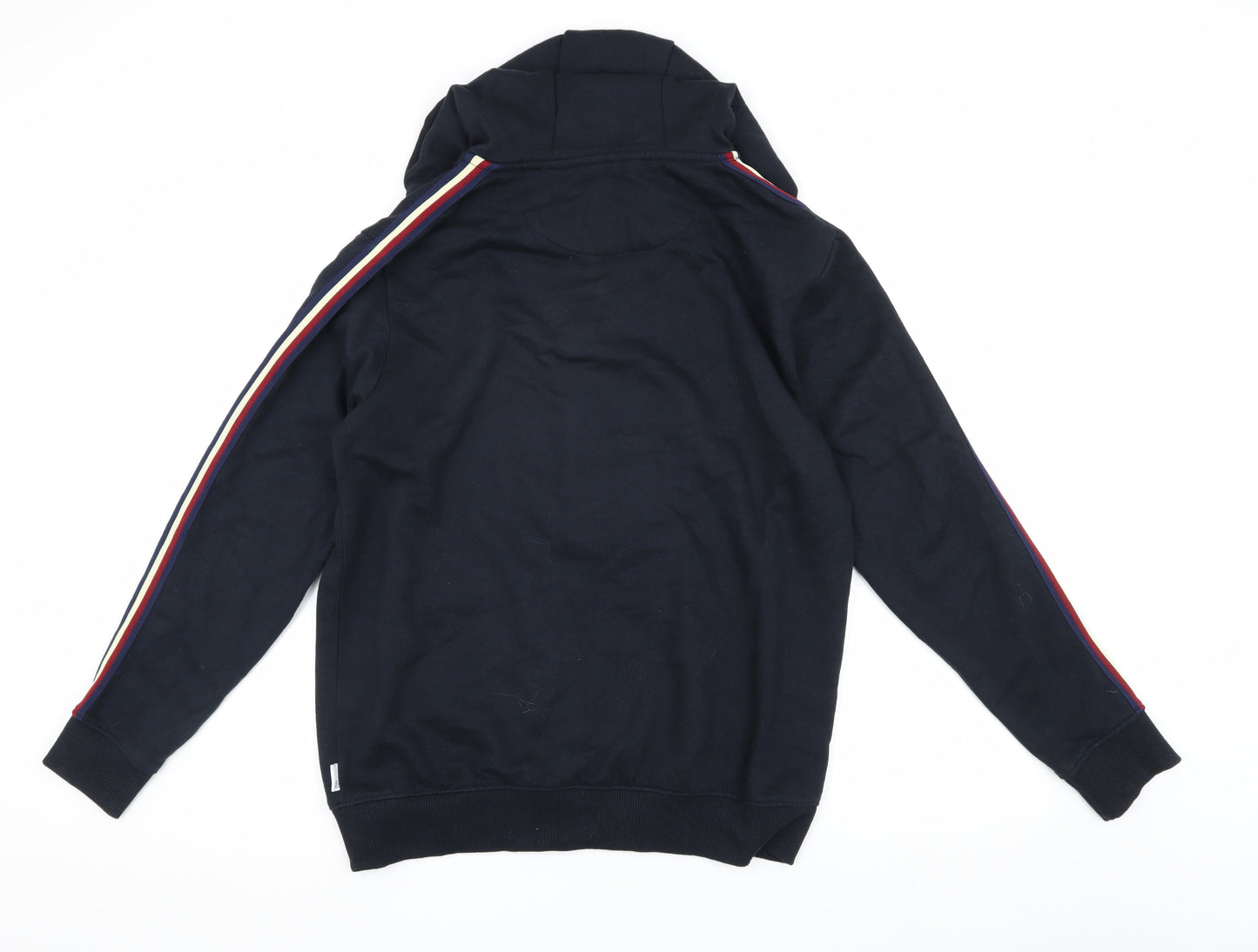 Burton Menswear Men's Black Hooded Bomber Jacket M