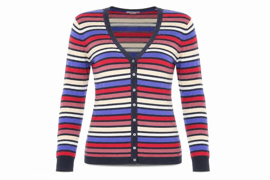 John Smedley Women's Multicoloured Cardigan - S