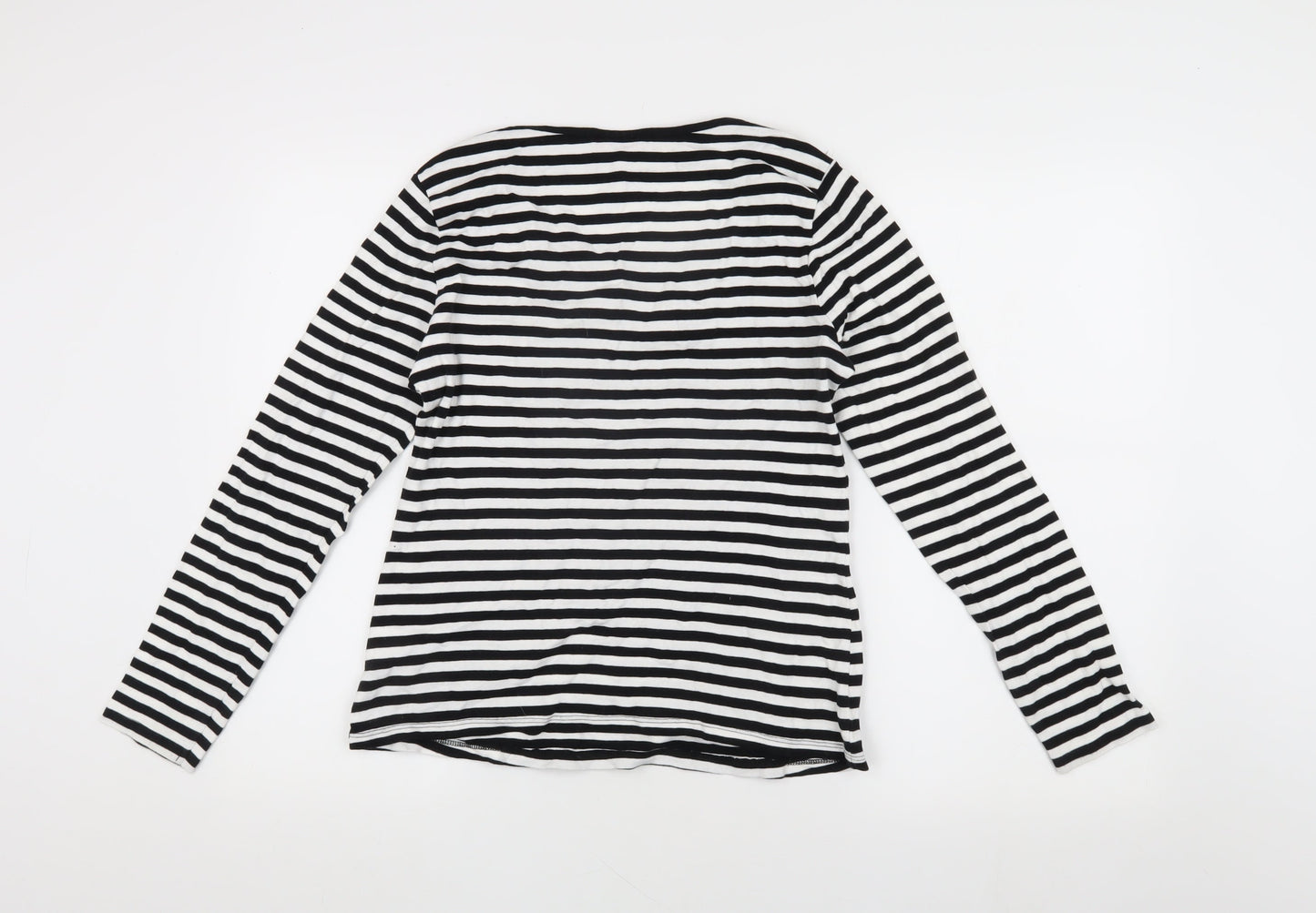 Arista Women's Black Striped Long Sleeve T-Shirt