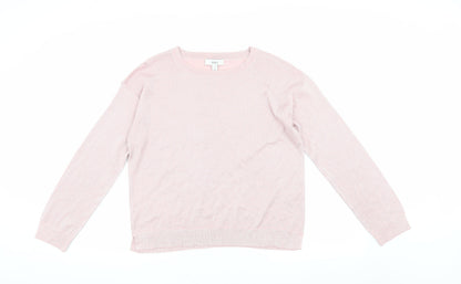 Marks & Spencer Women's Pink Pullover Jumper S